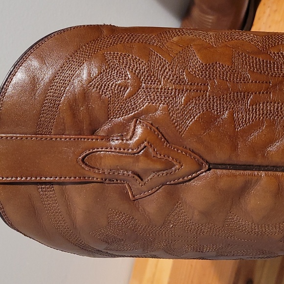 Women's Resistol Brown leather cowboy boots size 9 - Picture 12 of 15